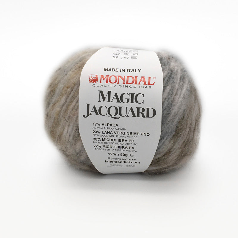 Lana Magic Jacquard &quot;Panna-Beige-Grigio&quot; 920