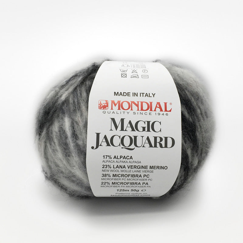 Lana Magic Jacquard &quot;Grigio-Panna-Antracite&quot; 932