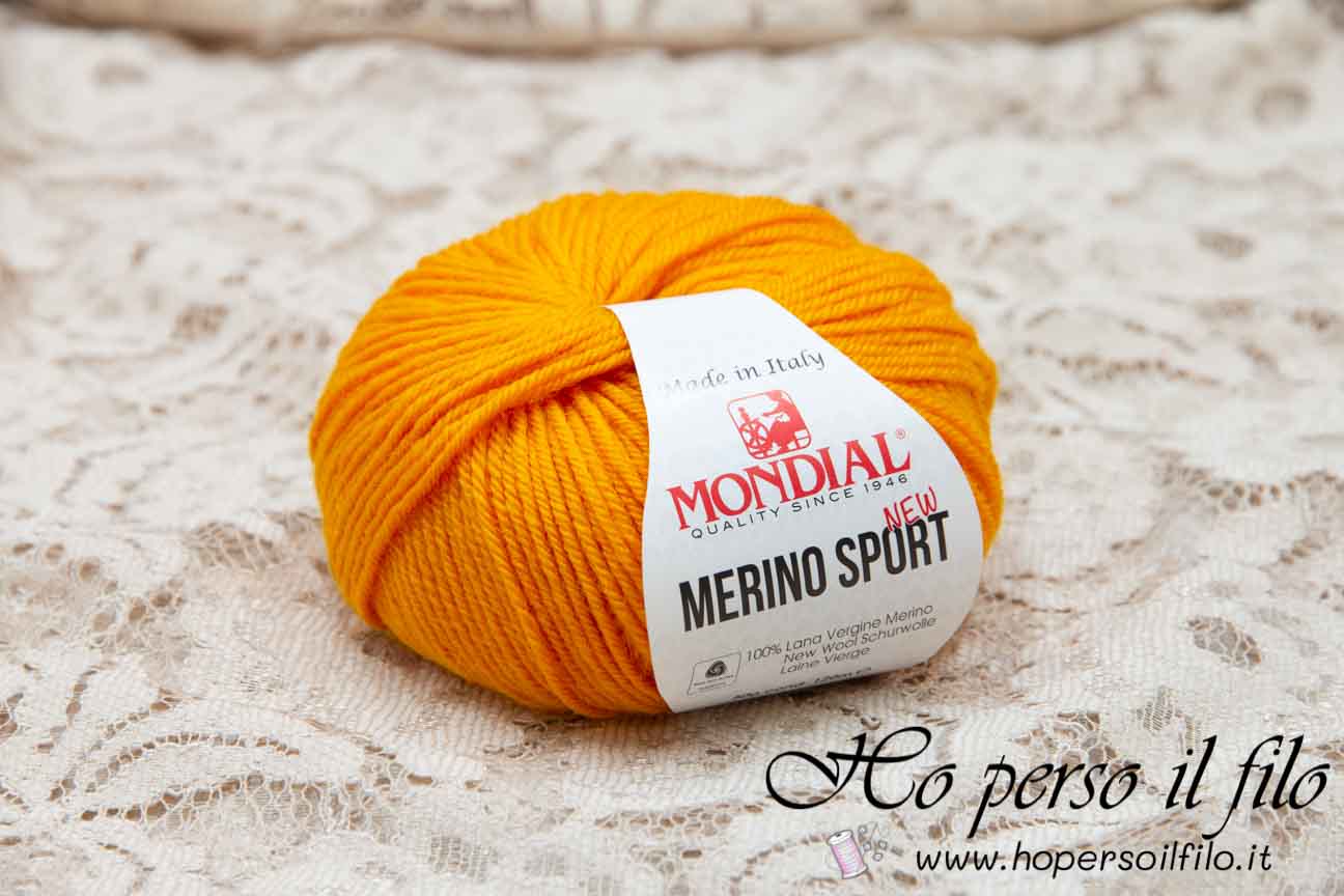 Lana Merino Sport &quot;Arancio&quot; 333