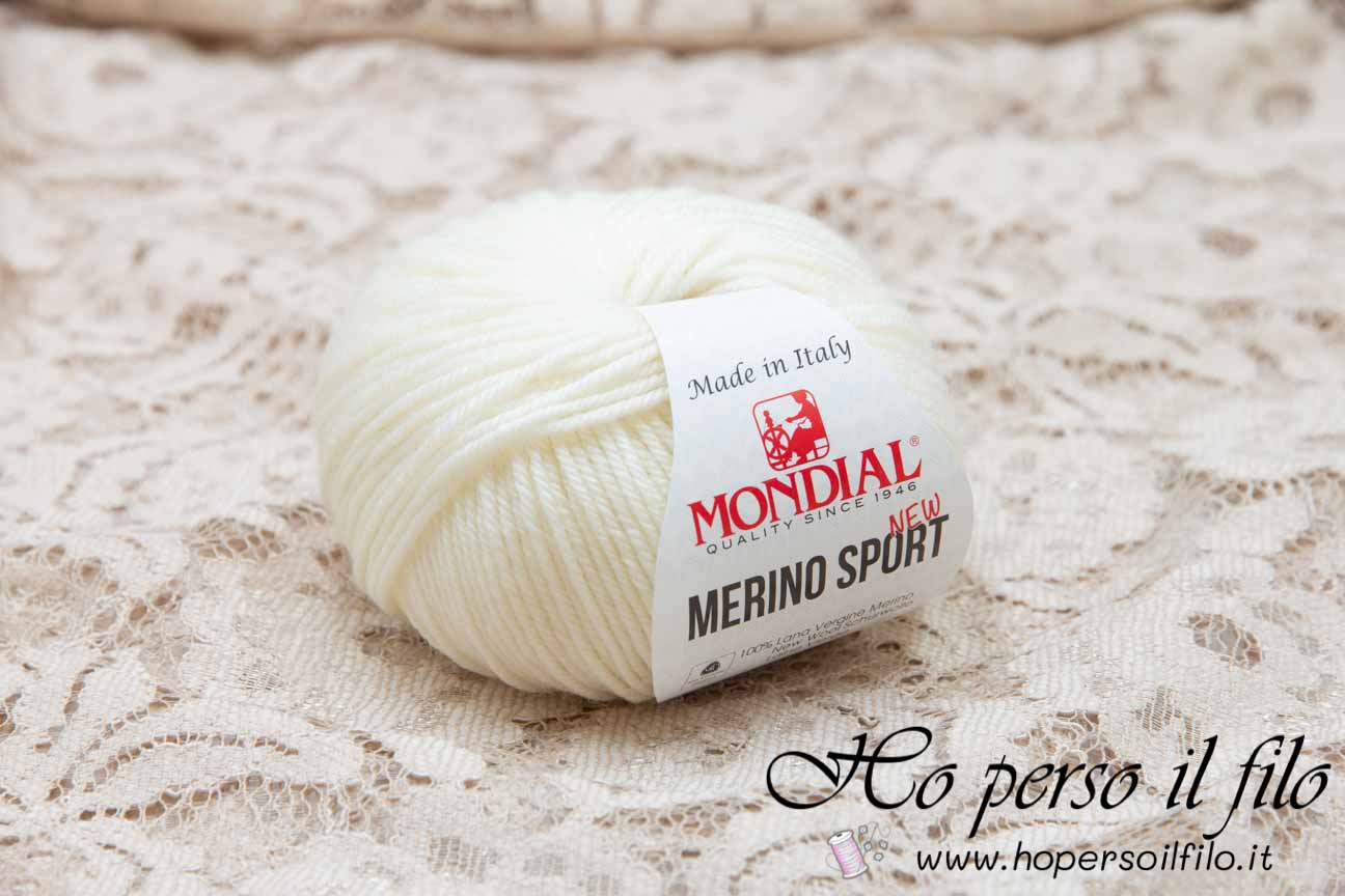 Lana Merino Sport &quot;Bianco&quot; 100